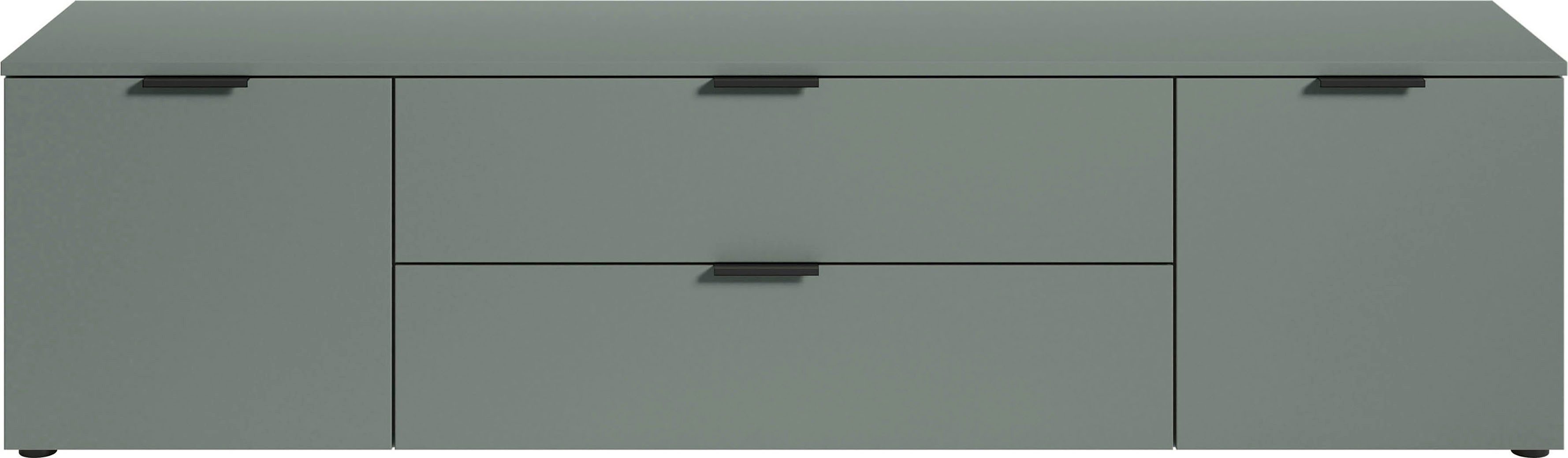 HBZ Lowboard Linz TV-Unterschrank, BxHxT 180x47x40cm (1 St), Breite 180cm,Lip-Griff, Melaminbeschichtung