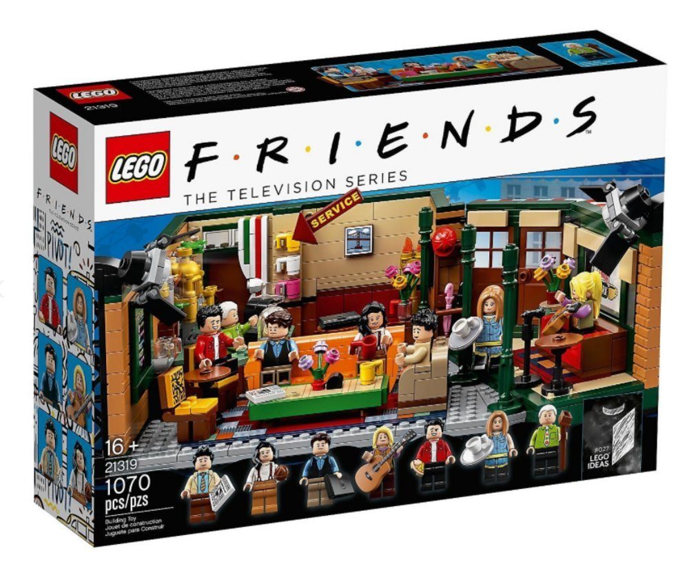 LEGO® Friends Central Perk 21319 Cafe Konstruktionsspielsteine, (Set, 1070 St), Abnehmbare Teile