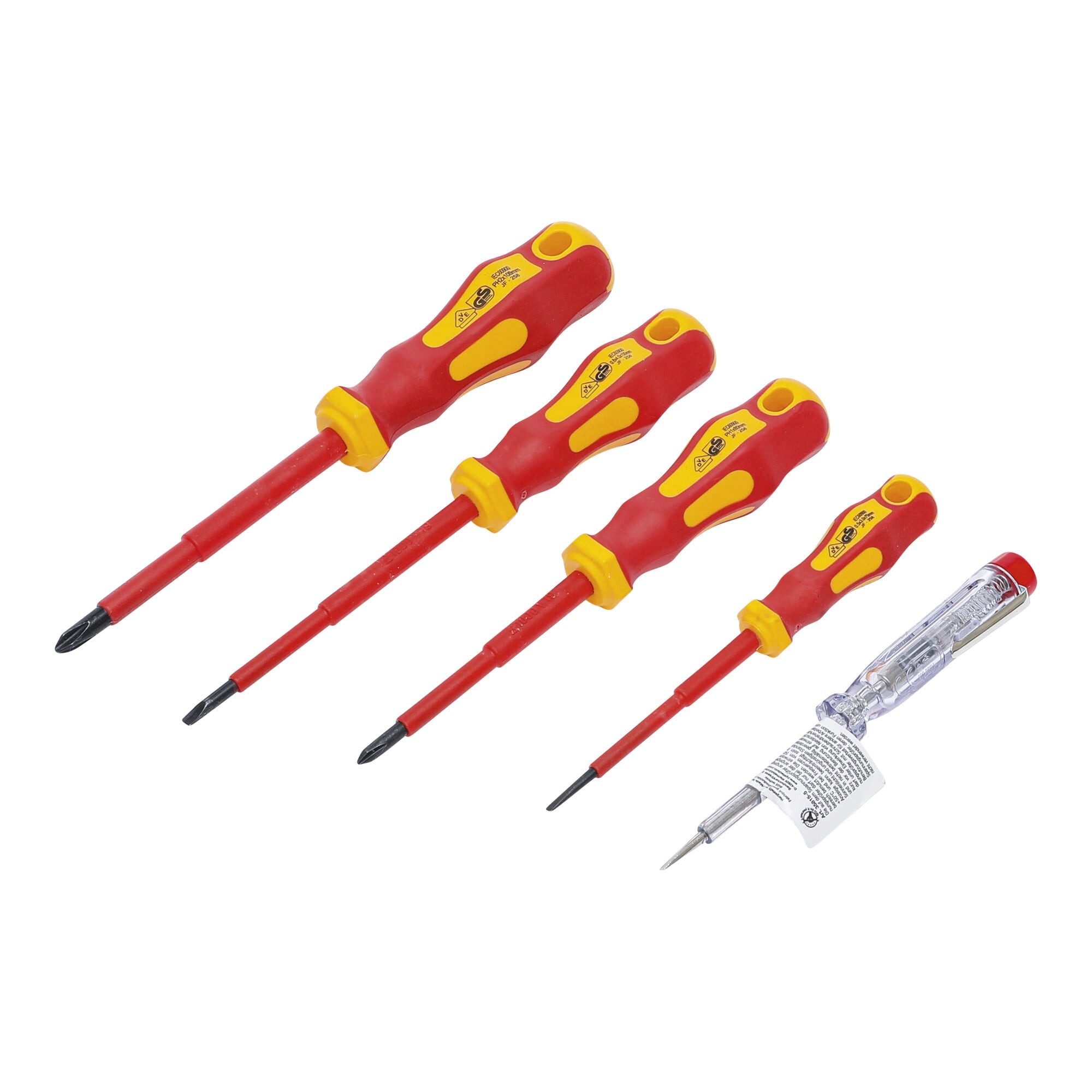 BGS Schraubendreher BGS Do it yourself VDE-Elektriker-Schraubendreher-Satz Schlitz/Kreuzsc