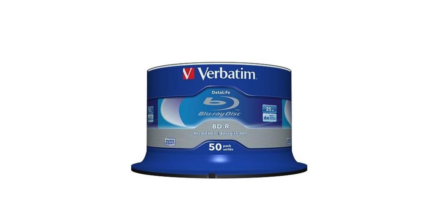 Verbatim Blu-ray-Rohling Blu-Ray BD-R SL 25GB 6x