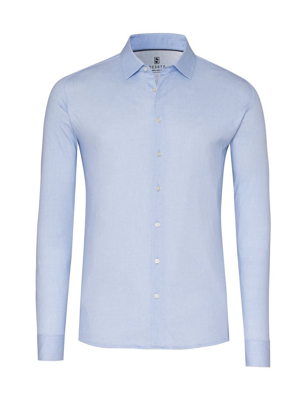 DESOTO Langarmhemd Jerseyhemd Casual Kent