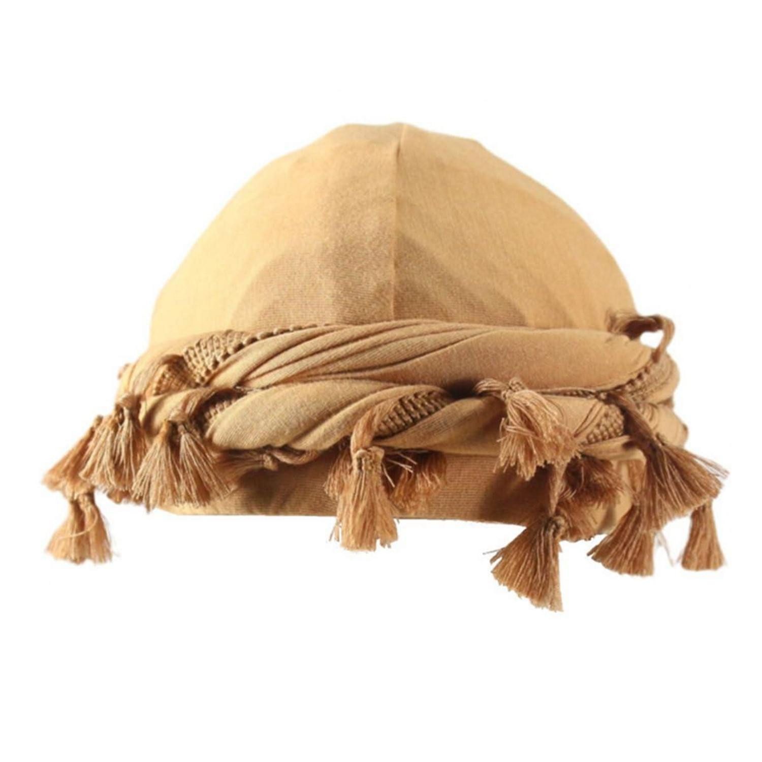 LuxusKollektion Turban Turban Herren Durag Satin Stretch Kopftuch Kopfwickel Erdiggelb