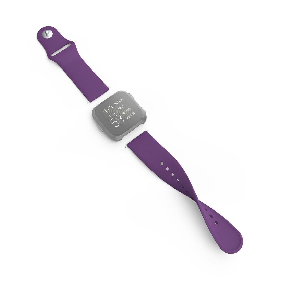 Hama Smartwatch-Armband Ersatzarmband für Fitbit Versa 2/ Versa/Versa Lite,  22mm, 22,7 cm
