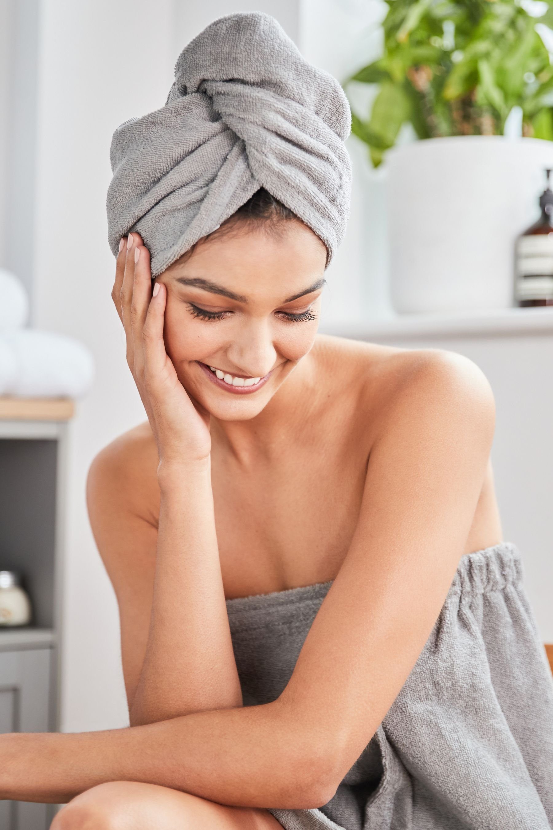 Next Handtücher Superweicher Frottee-Turban ägyptische Baumwolle, (1-St) günstig online kaufen