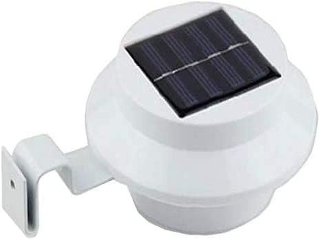 Harms Import LED Solarleuchte 2er Set Solarleuchte Dachrinnenleuchte Solar Leuchte Garten Solarlampe