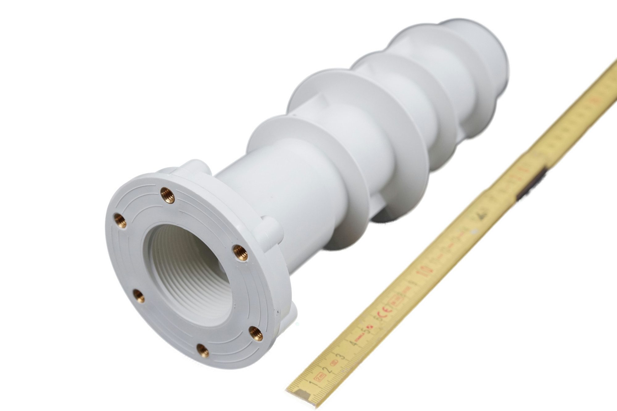 Aquaforte Pool-Einlaufdüse Pool Wanddurchführung für Pools für Düsen und Einlaufgitter 250mm x