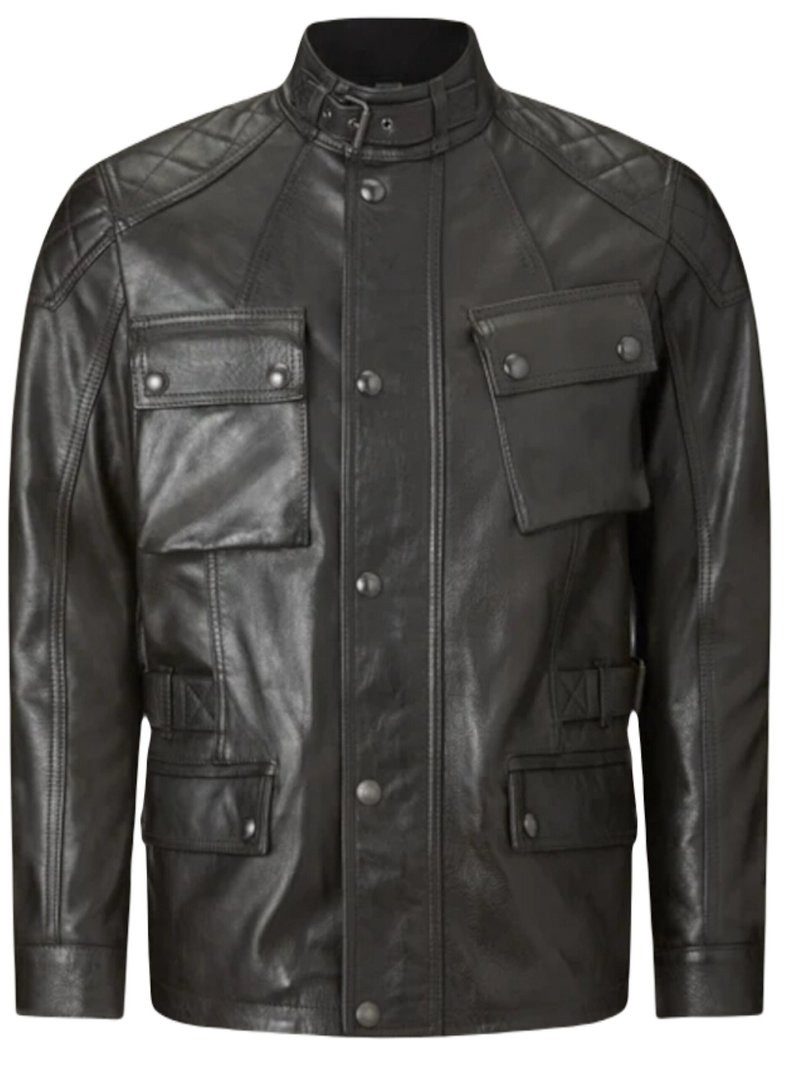 Belstaff Motorradjacke Turner Motorrad Lederjacke protektoren robust günstig online kaufen