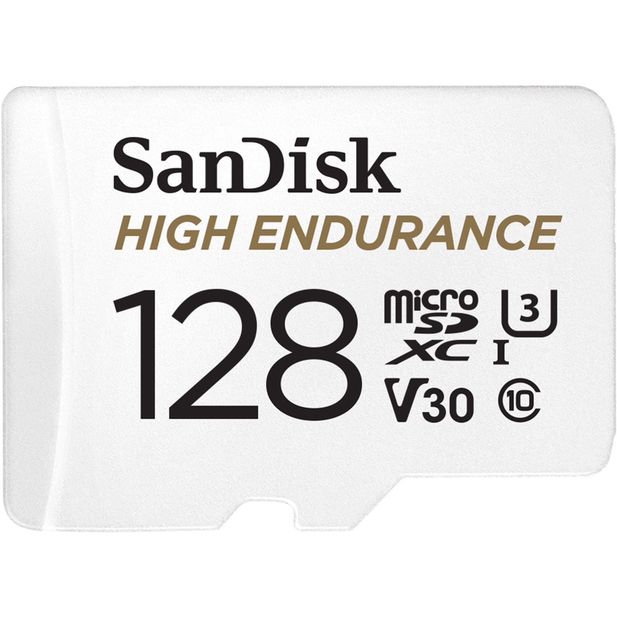Sandisk SanDisk 128GB High Endurance, Speicherkarte, externer Speicher (128 GB GB)