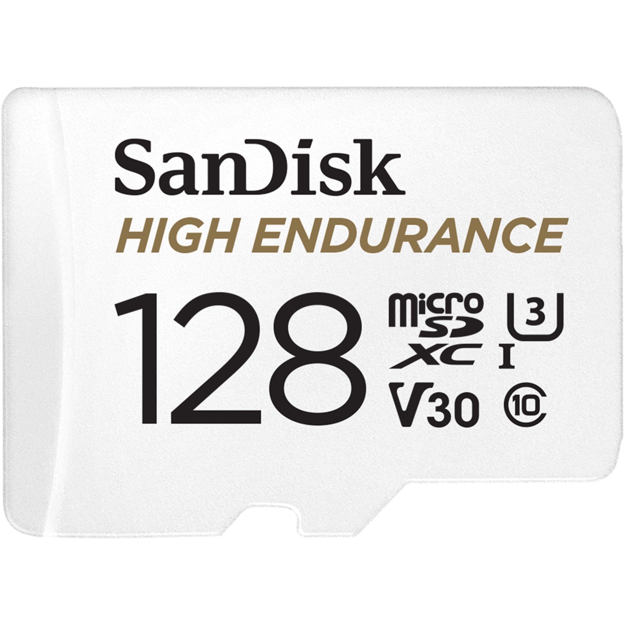 Sandisk 128GB High Endurance, UHS-I U3, Class 10, V30 Speicherkarte