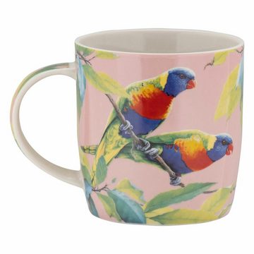 Maxwell & Williams Becher BIRD TALK Regenbogenloris 370 ml, Porzellan