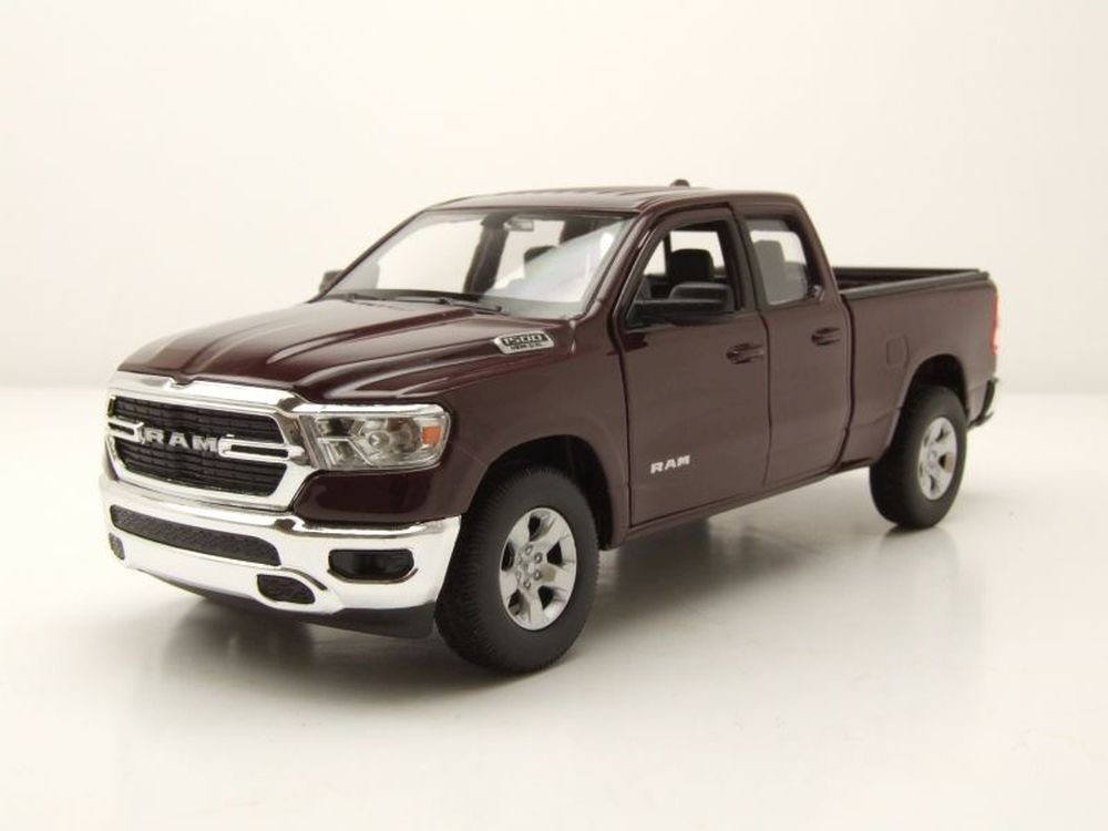 Welly Modellauto RAM 1500 Pick Up 2019 bordeaux Modellauto 1:24 Welly,  Maßstab 1:24