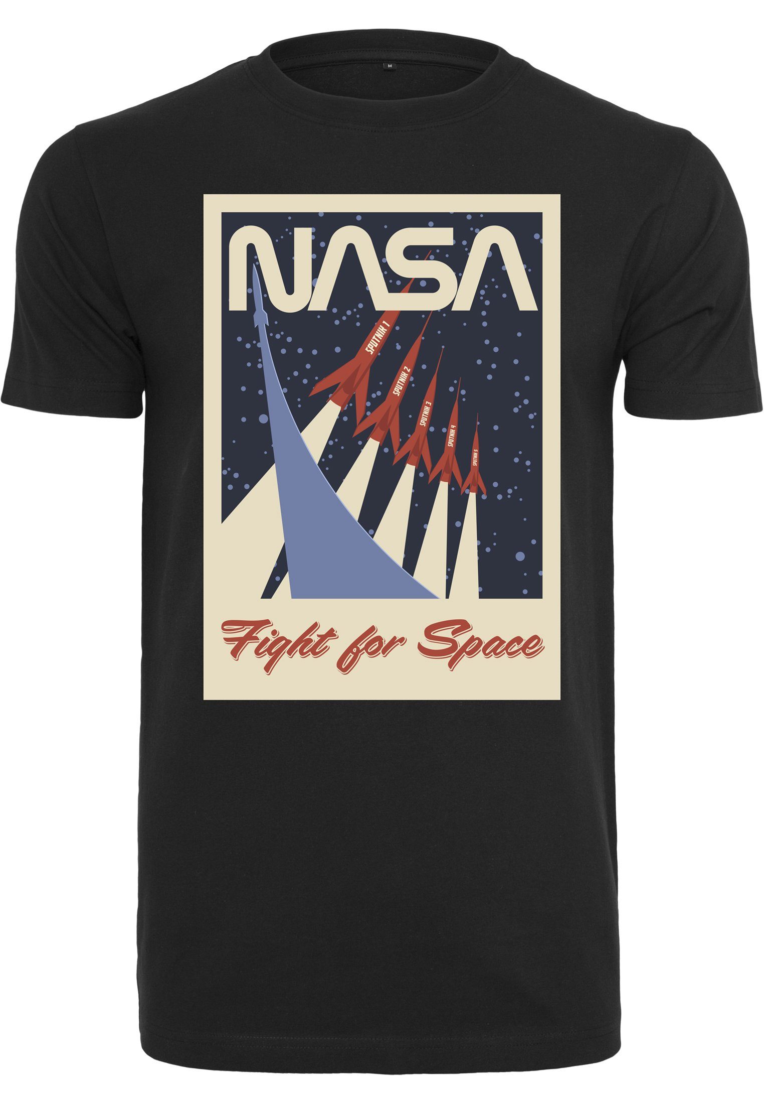 MisterTee Kurzarmshirt Herren NASA (1-tlg) For Tee Fight Space