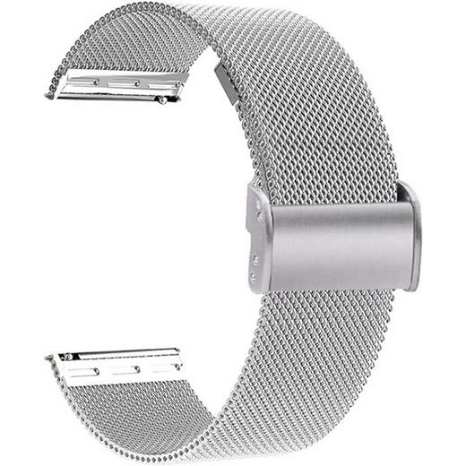Fyrove Uhrenarmband Smartwatch-Armband Uhrenarmbänder Ersatzband für Damen Herren, Metall Armbänder Milanaise Ersatz Armband 20/22mm