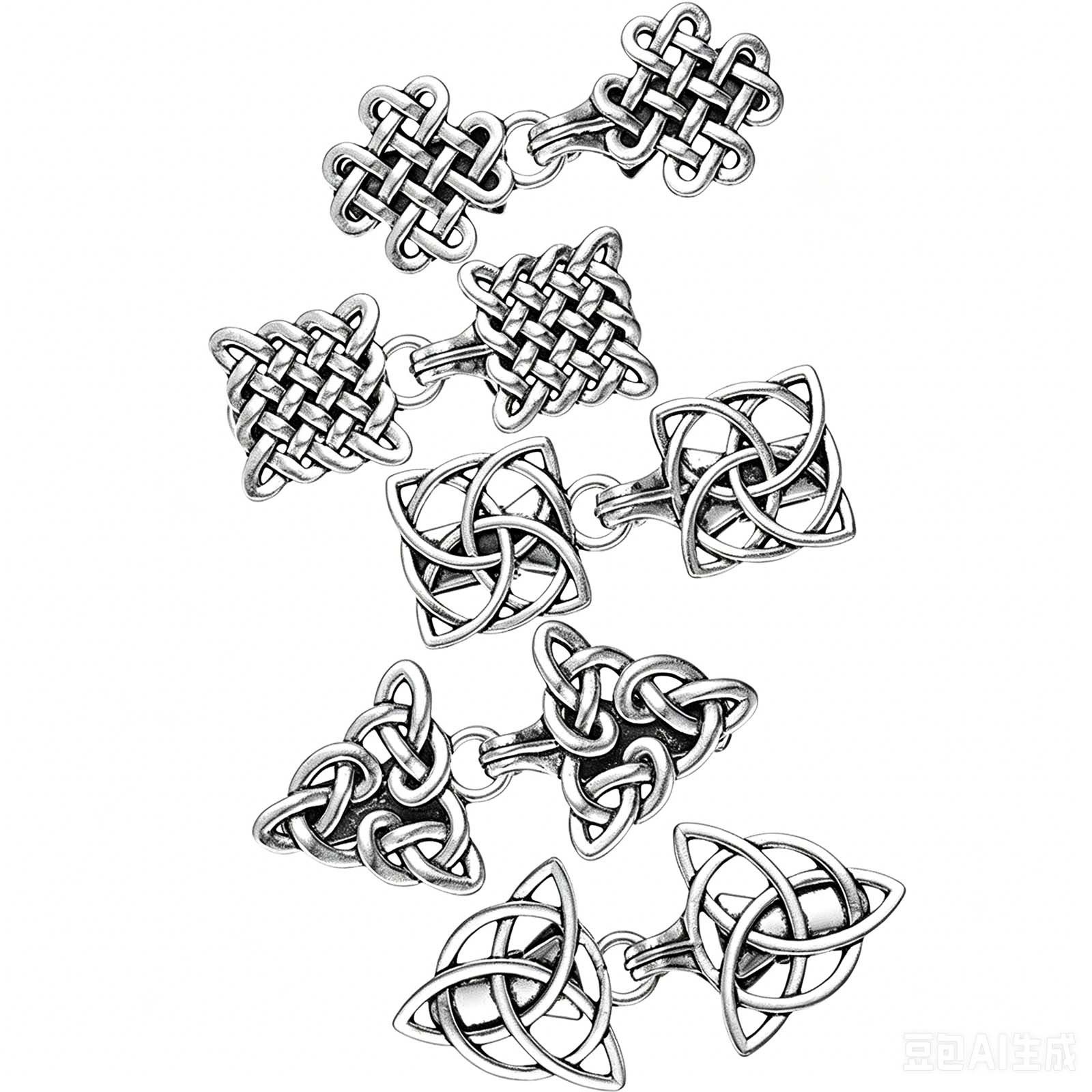 MOPUEA Broschen Set Broschen 5er Set Schal Clips Vintage Strickjacke Damen Retro (5er Set Vintage Schal Clips Strickjacke Klammern Damen Accessoires, Vintage Schal Clips Set für Strickjacken Kragen Kleidung Damen), Robust elegant vielseitig leicht verwendbar dekorativ langlebig