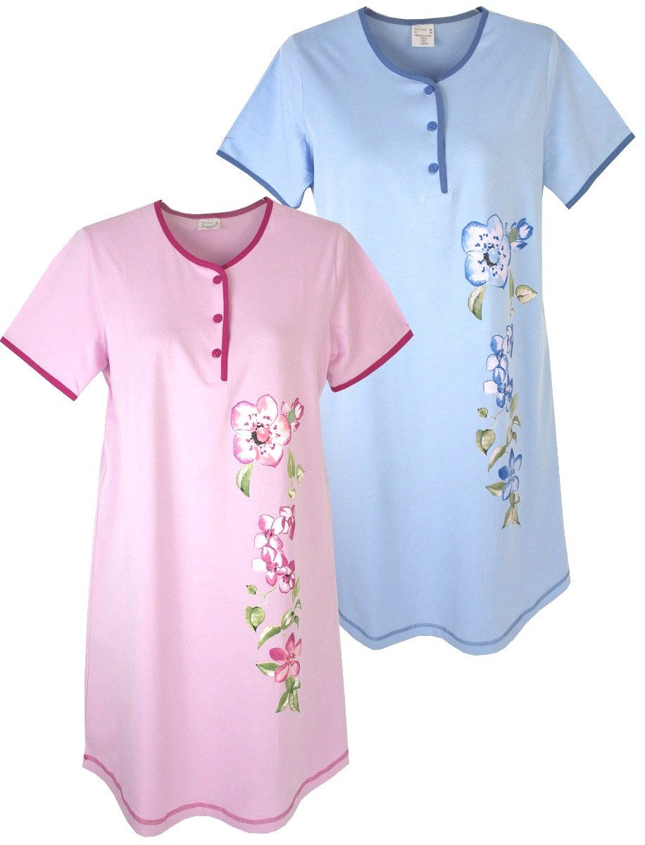 Consult-Tex Nachthemd DF614ab (2er-Pack) bequem zu tragen günstig online kaufen