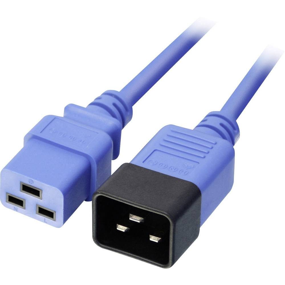 Lindy 1m IEC C19 auf IEC C20 Verlängerung Computer-Kabel, (1.00 cm) | Stromversorgungskabel