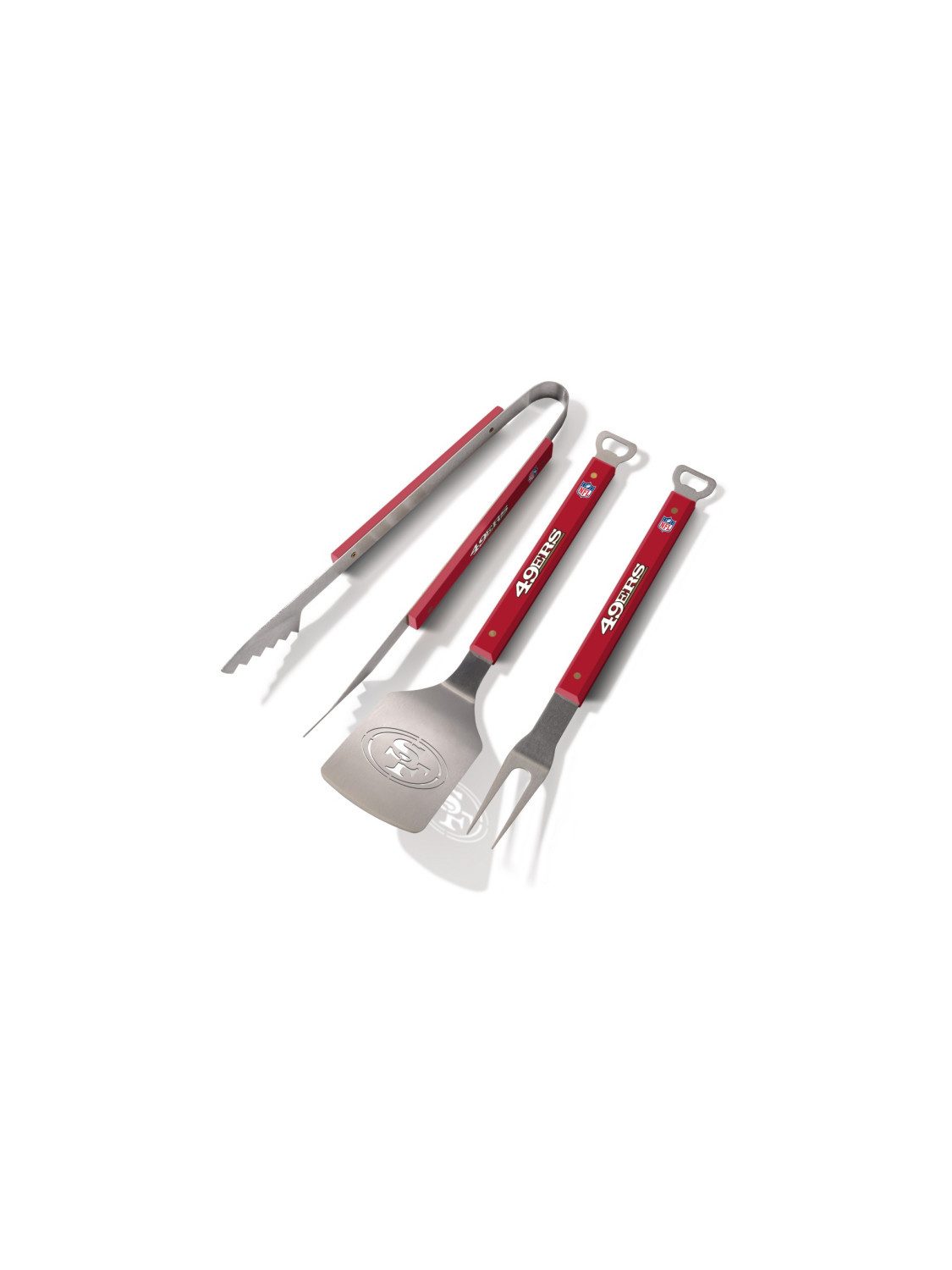 San Francisco 49ers Grillbesteck-Set San Francisco 49ers Spirit Series 3-Piece BBQ Set
