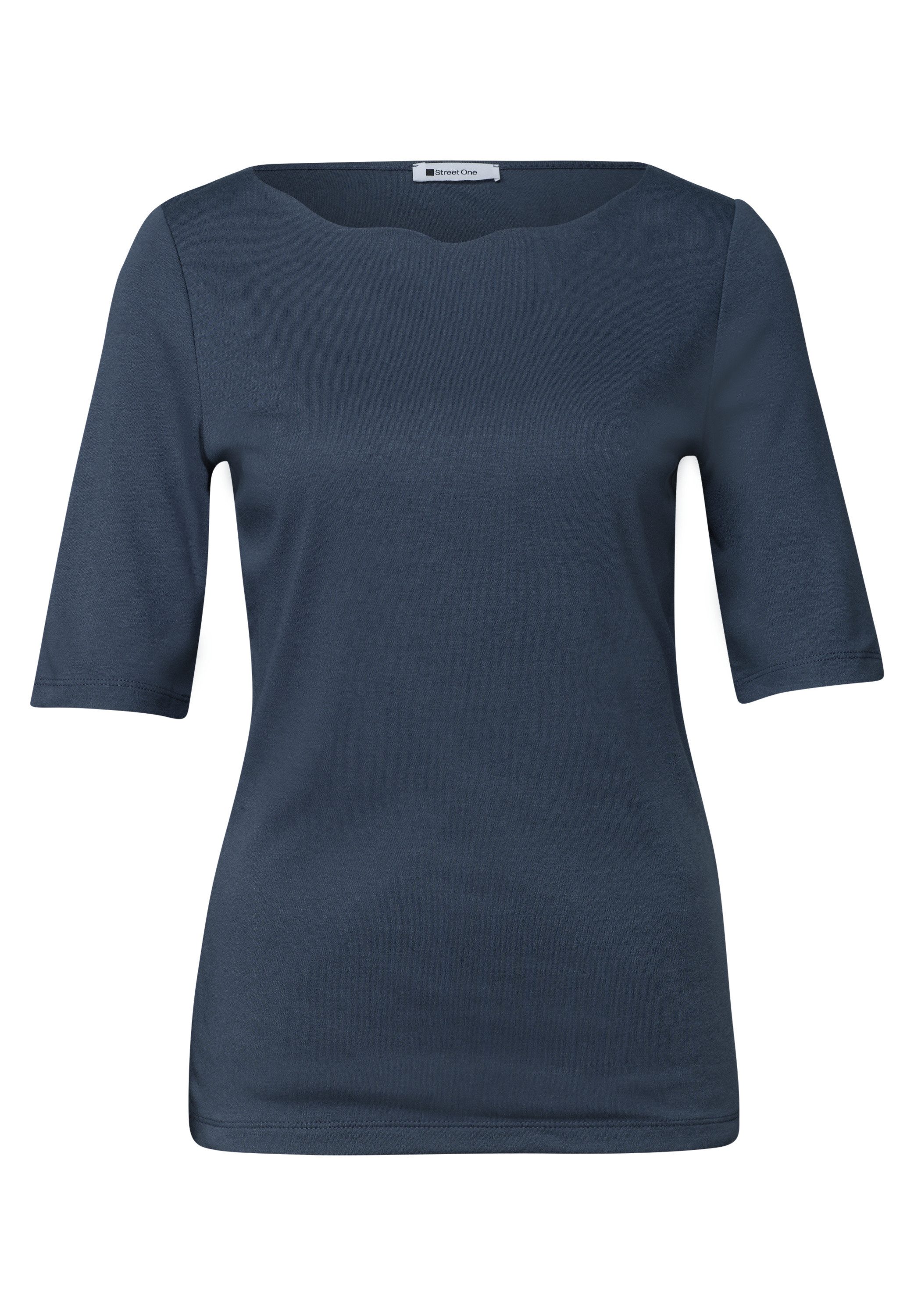 STREET ONE T-Shirt in Unifarbe – Bild 4 von 5