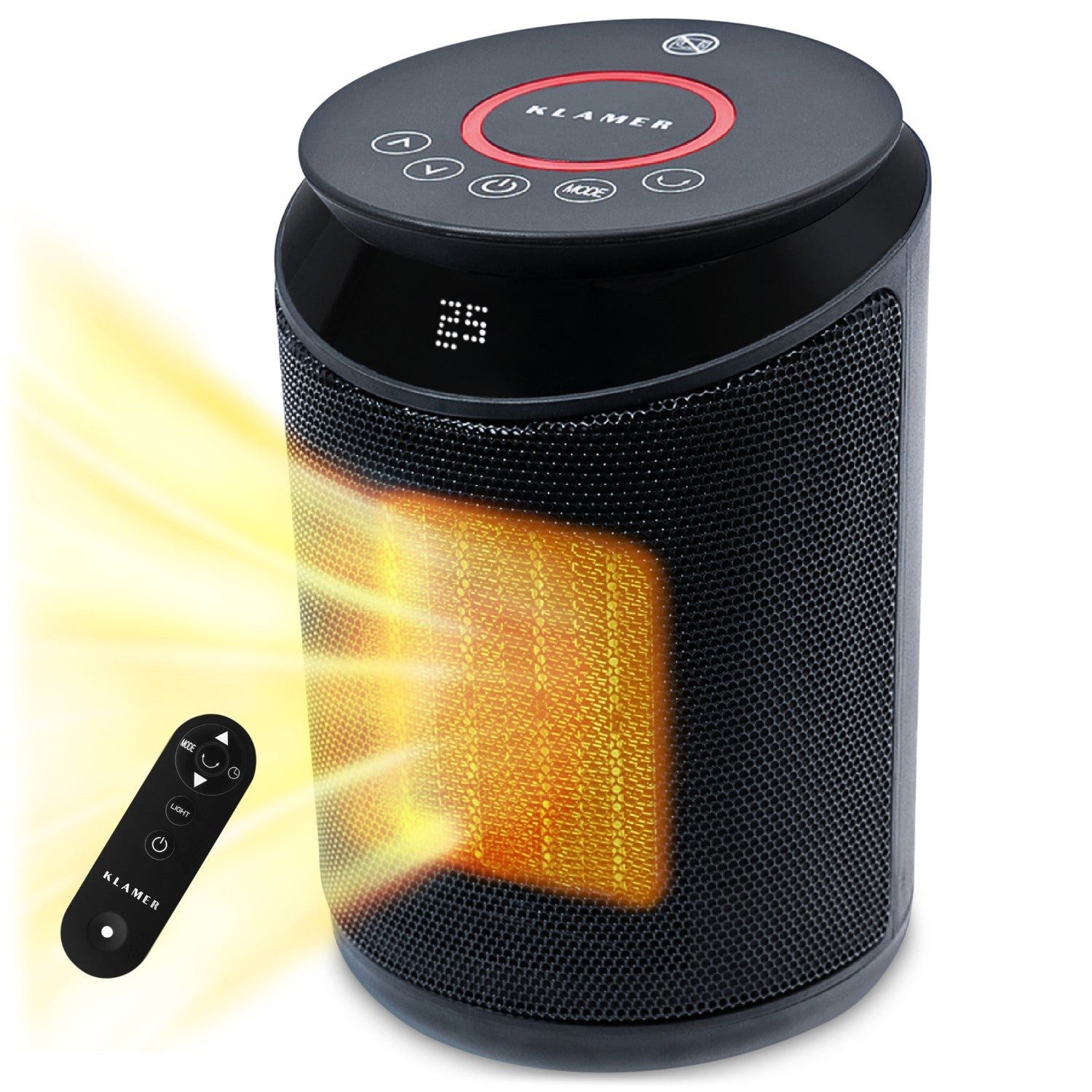 KLAMER Heizlüfter 2000 W, PTC Keramik Heizlüfter energiesparend, 3 Heizstuf günstig online kaufen
