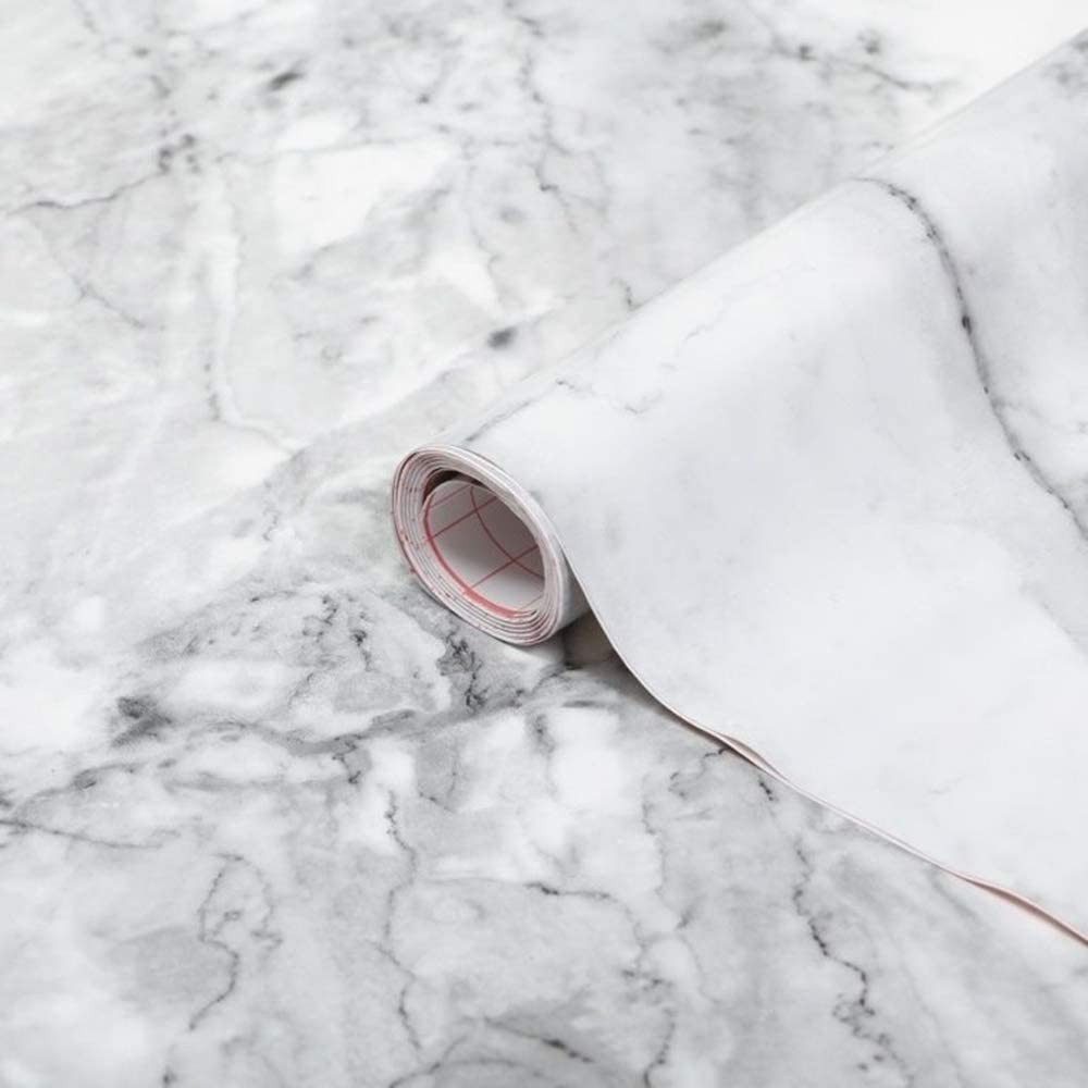 d-c-fix Möbelfolie Klebefolie Möbel Küche Dekofolie Stein Marmoroptik Romeo, (Designfolie 15m-Rolle), Selbstklebefolie - Zuschneidbar, abwischbar & rückstandslos entfernbar