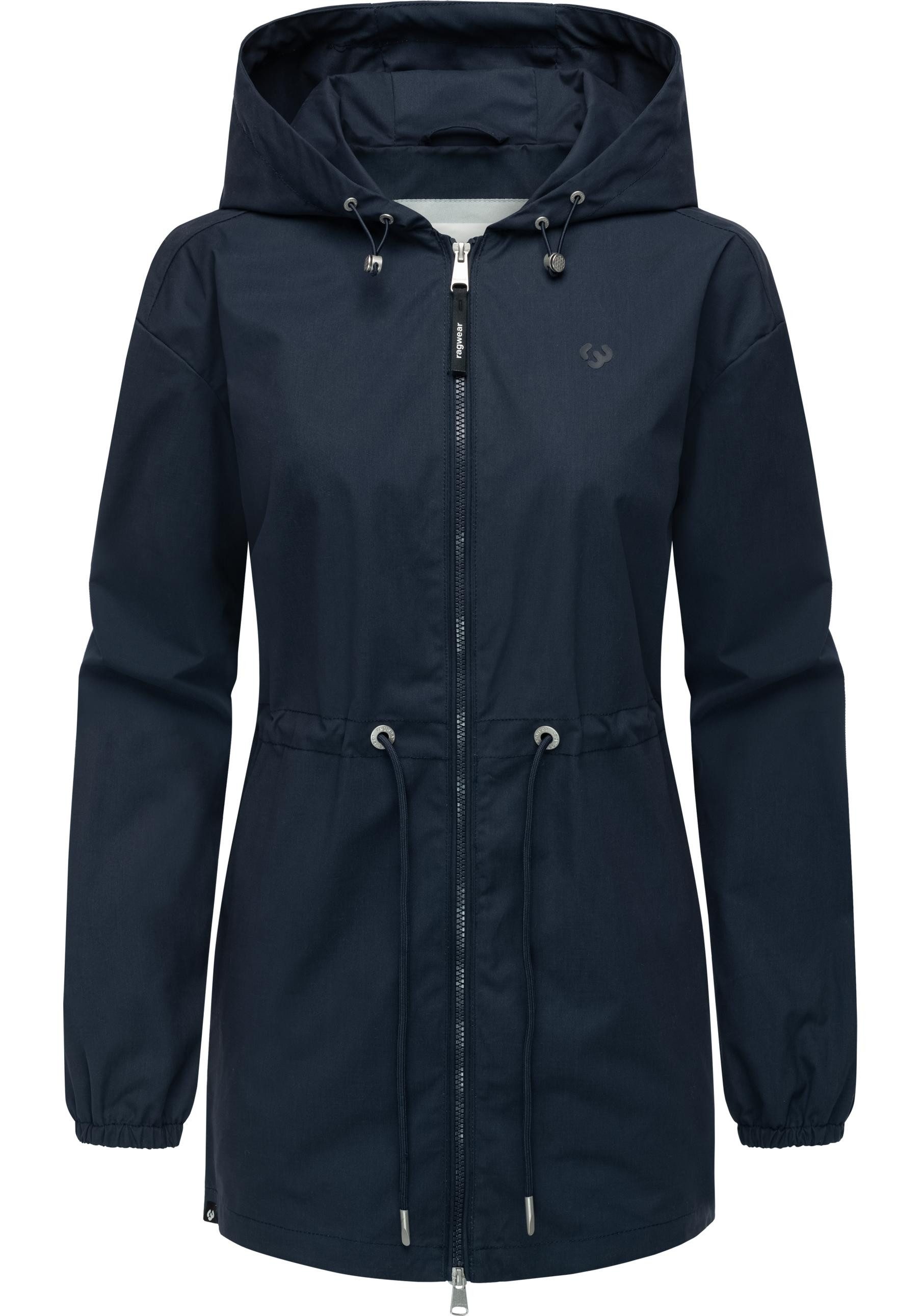 Ragwear Outdoorjacke Monadissimo B Leichte Kapuzenjacke mit Taillenzugband günstig online kaufen