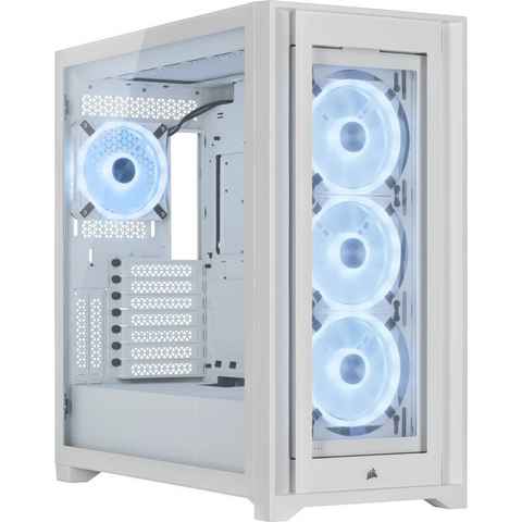 Corsair PC-Gehäuse iCUE 5000X RGB QL Edition - True White