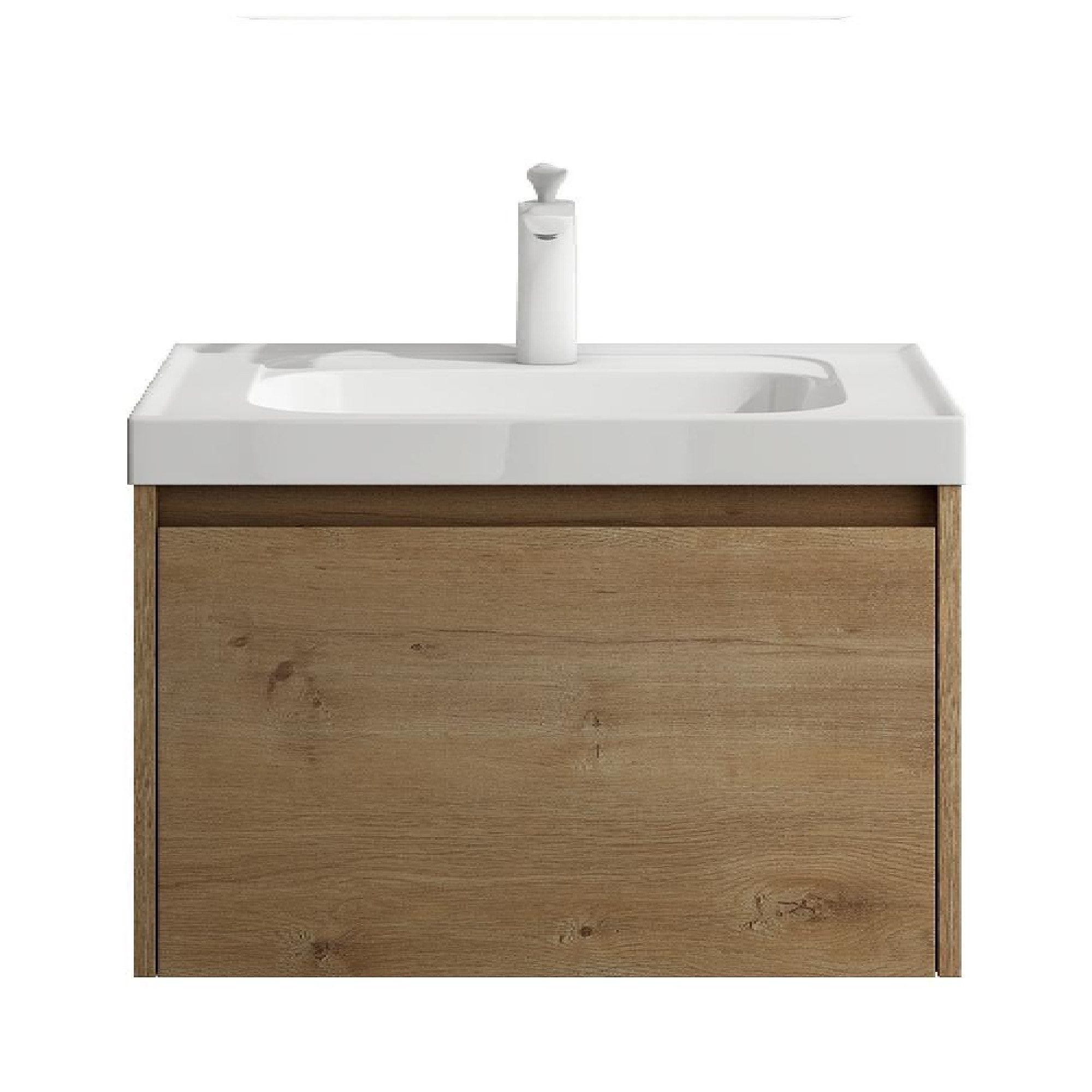 doporro Badmöbel-Set Badezimmermöbel Waschbecken-Unterschrank Waschbecken Salerno