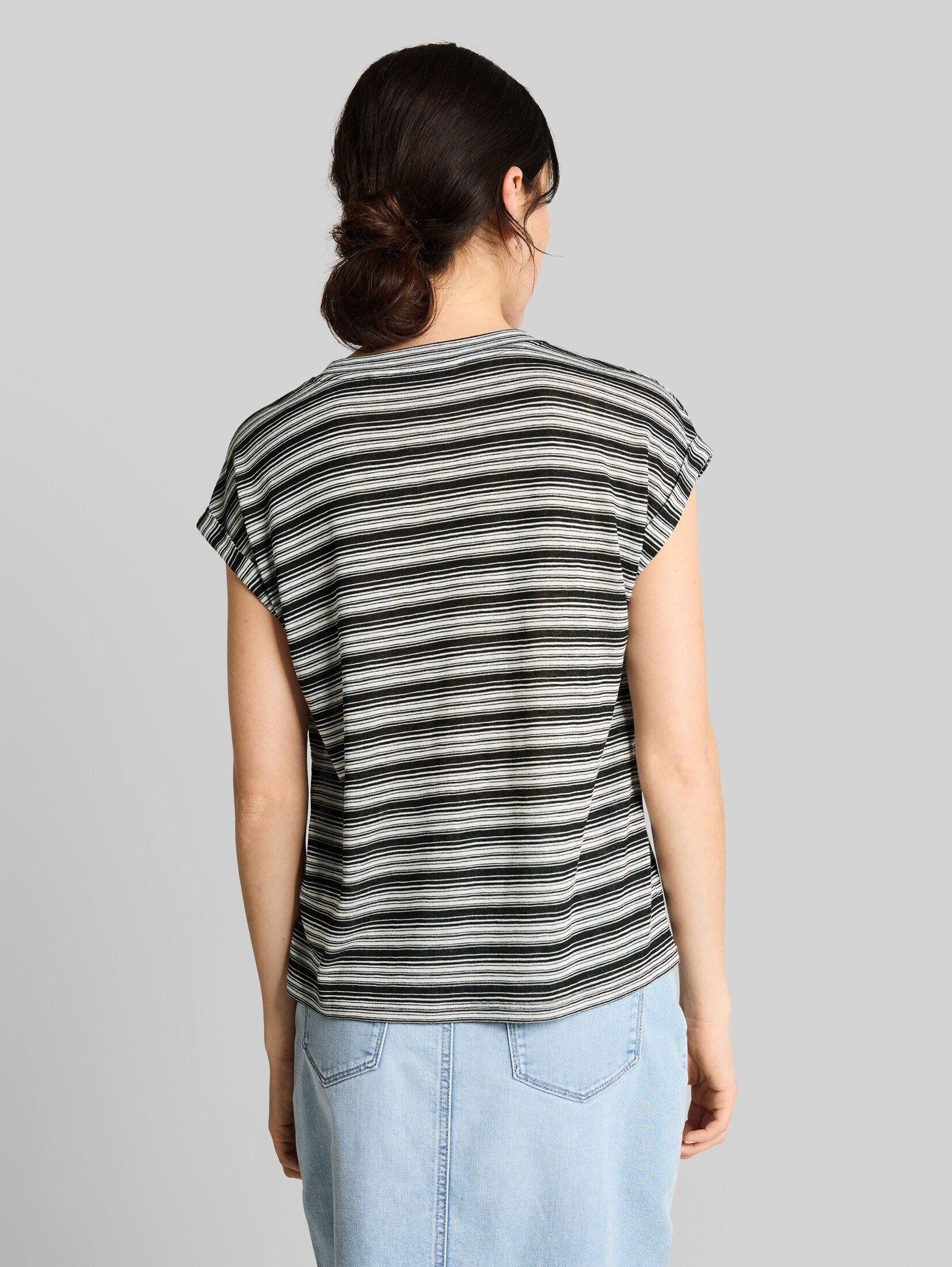 TOM TAILOR Denim T-Shirt T-Shirt T-Shirt mit Streifenmuster
