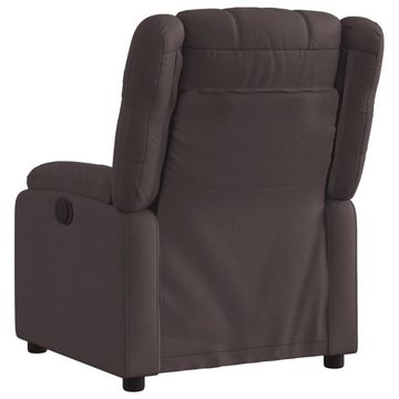 vidaXL Sessel Relaxsessel Dunkelbraun Stoff (1-St)