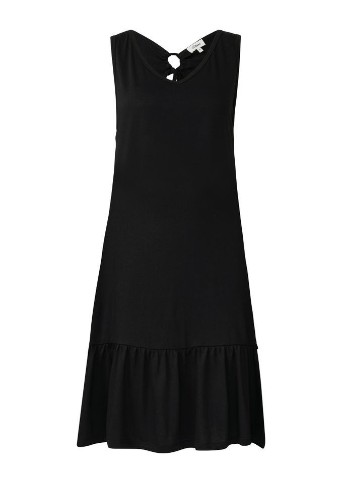 s.Oliver Midikleid - Mini-Kleid mit V-Ausschnitt und günstig online kaufen
