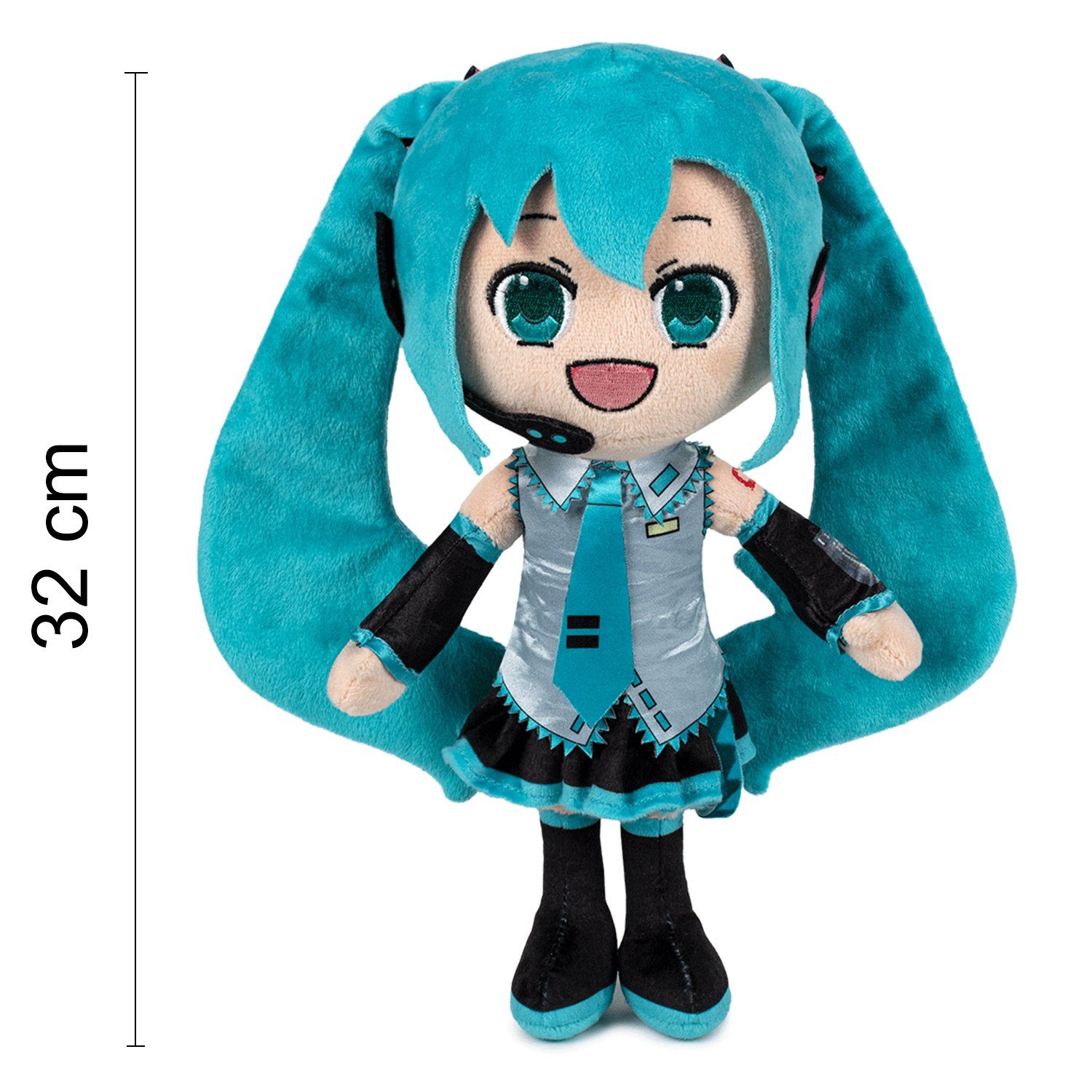 Play by Play Plüschfigur HATSUNE MIKU 32cm Plüschpuppen Weiche Und Flauschige Spezielle, Stoff Plüschtier Kinderzimmer Deko