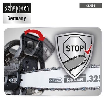 Scheppach Benzin-Kettensäge Scheppach Benzin Kettensäge CSH56 Motorkettensäge Motorsäge 2,3kW 51cm