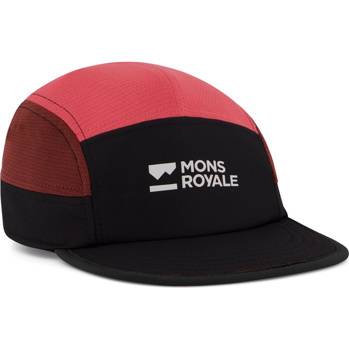 Mons Royale Trucker Cap Velocity Trail Cap Leichte, UV-beständige Outdoor-Cap mit verstellbarem Riemen und