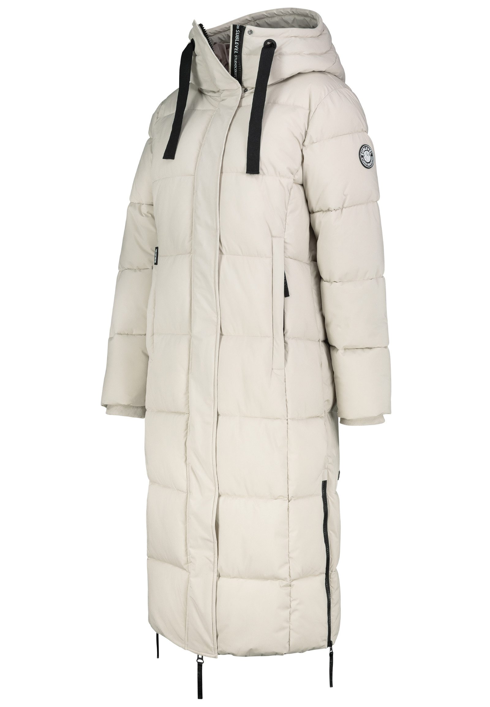 SUBLEVEL Steppjacke Damen Mantel Winterjacke Jacke extra lang geschnitten m günstig online kaufen