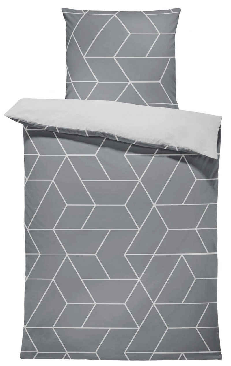 Bettwäsche »Jack«, One Home, mit grafischen und geometrischen Muster 2 Teilig