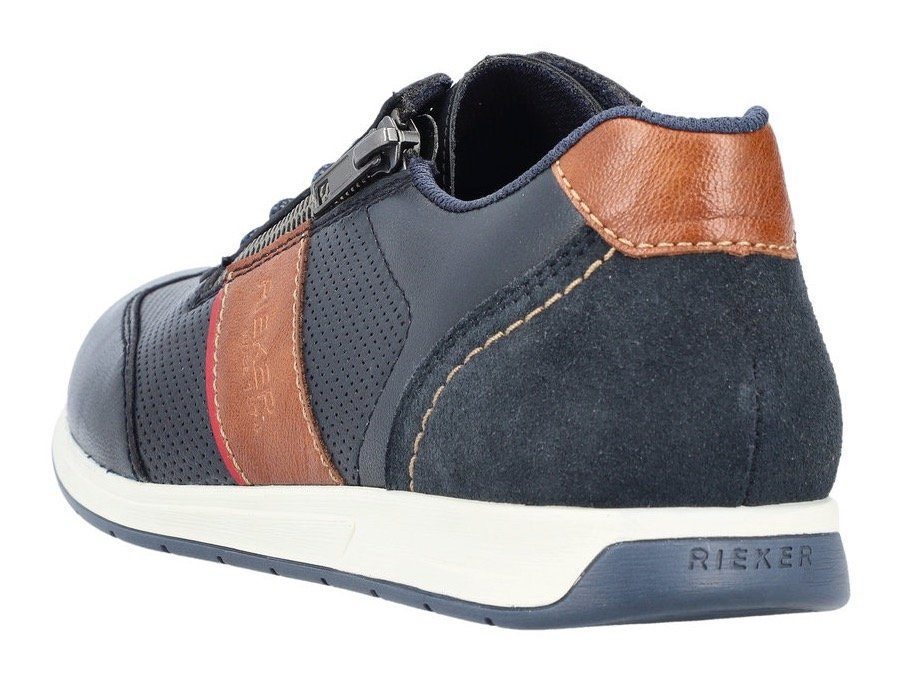 Rieker Sneaker mit Reißverschluss, Freizeitschuh, Halbschuh, Schnürschuh günstig online kaufen