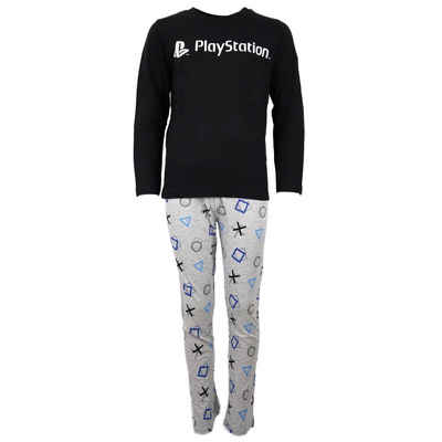 Playstation Pyjama Kinder Schlafanzug Gr. 116 bis 152, Baumwolle
