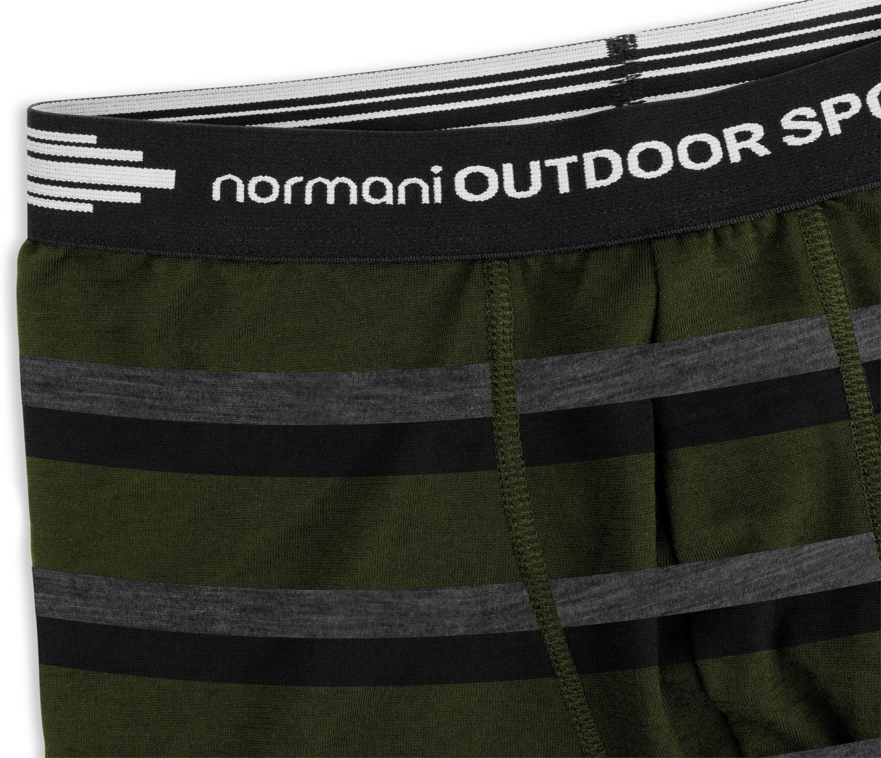 normani Retro Boxer 2er Pack Herren Merino Boxershorts Unterhose Sportunterhose Funktionsunterwäsche aus 100% Merinowolle