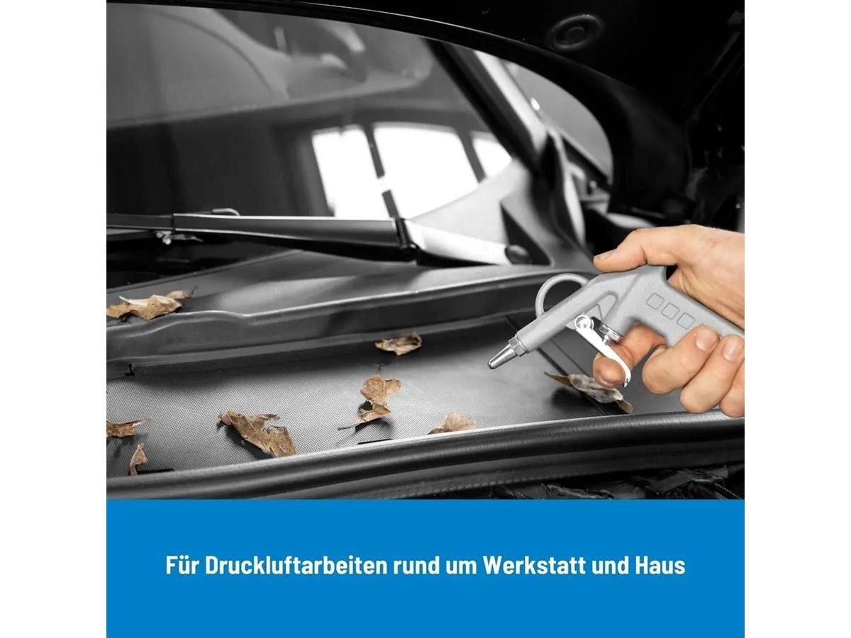 Güde Druckluftgeräte-Set 3-tlg. Metall, Set, 5m Schlauchlänge, 10 bar max. Arbeitsdruck, Anschlussgewinde 1/4" – Bild 4 von 5