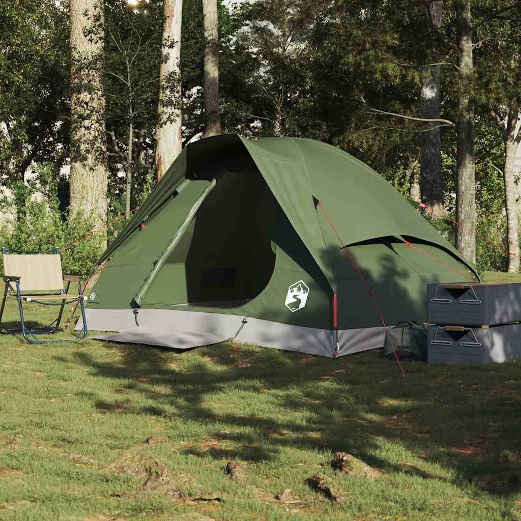vidaXL Kuppelzelt Kuppel-Campingzelt 2 Personen Olivgrün günstig online kaufen