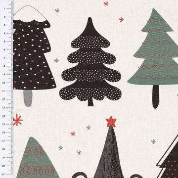 SCHÖNER LEBEN. Tischläufer SCHÖNER LEBEN. Tischläufer Merry Christmas Tannenbaum Weihnachtsbaum, handmade