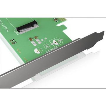 ICY BOX PCI-Karte, M.2 PCIe SSD zu PCIe 3 x4 Host Modulkarte