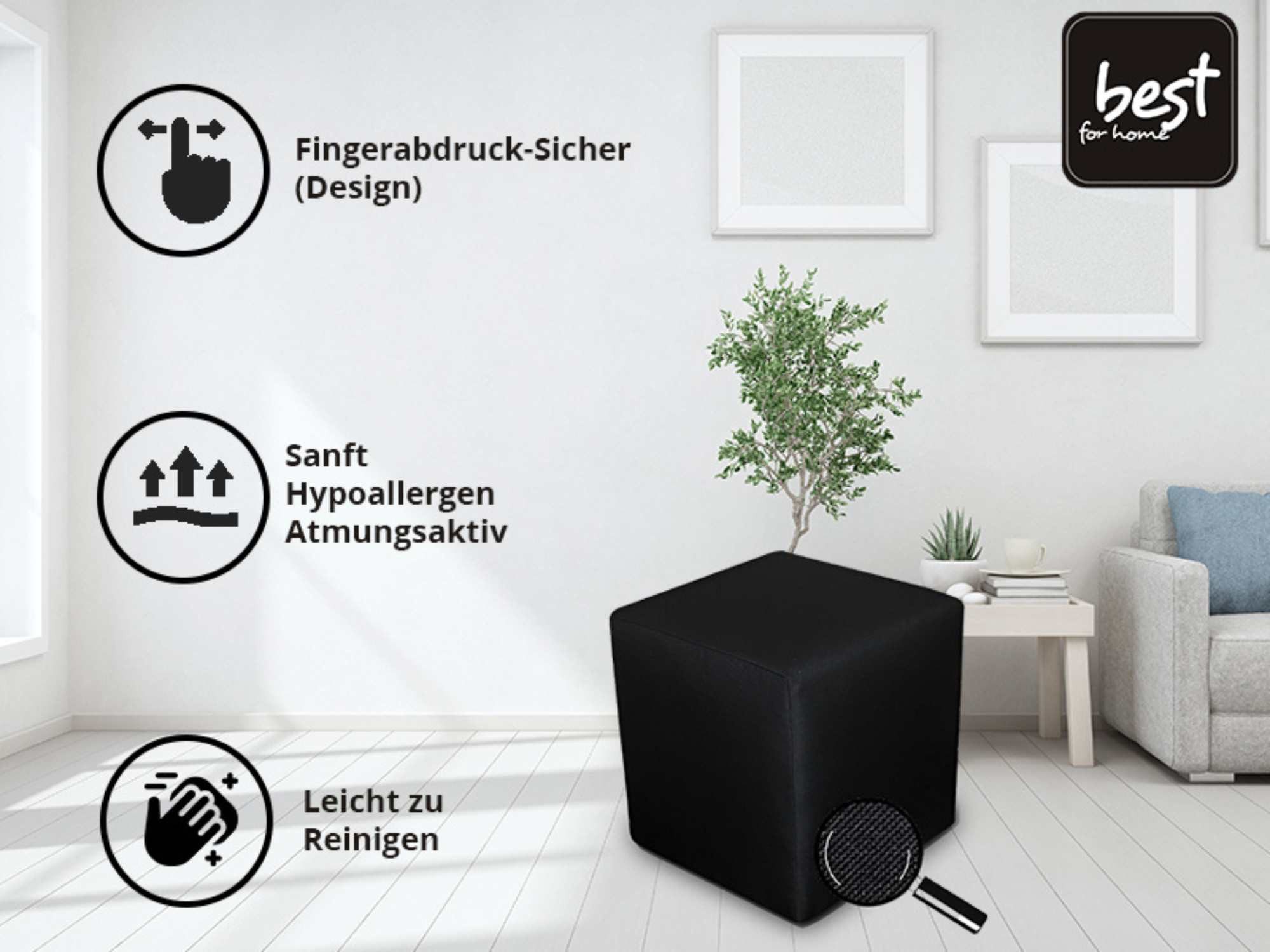 Best for Home Sitzhocker Sitzwürfel (verschiedene günstig online kaufen
