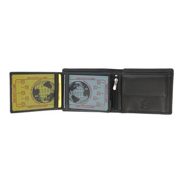 COLOGNELEDER Geldbörse GB-01, 10 x Kartenfächer, RFID-Schutz, Münzfach, Design "Made in Germany"