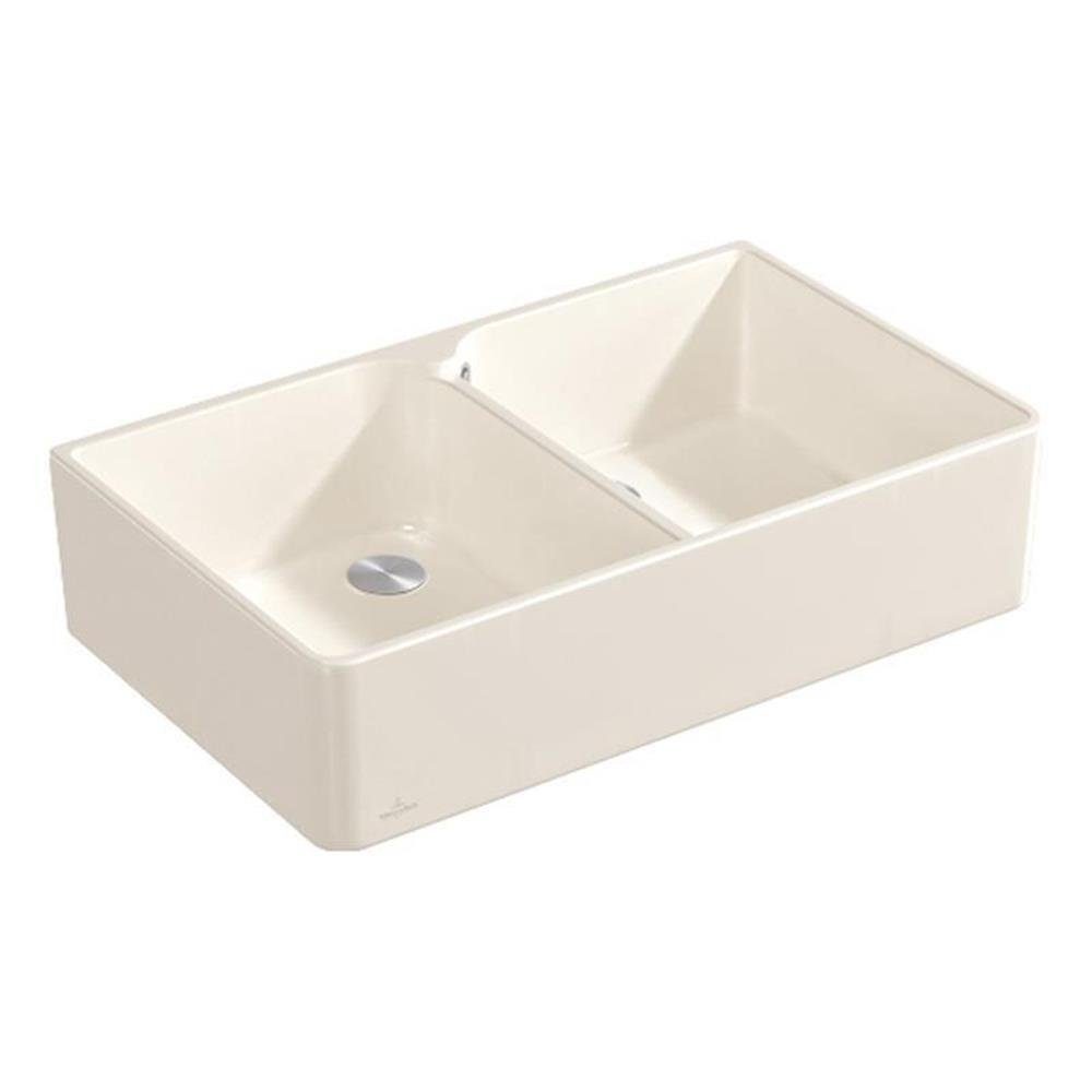 Villeroy & Boch Küchenspüle Spülmodul Spülstein Doppelbecken 90 X mit Excenterbetätigung Classicli, 90/550 cm