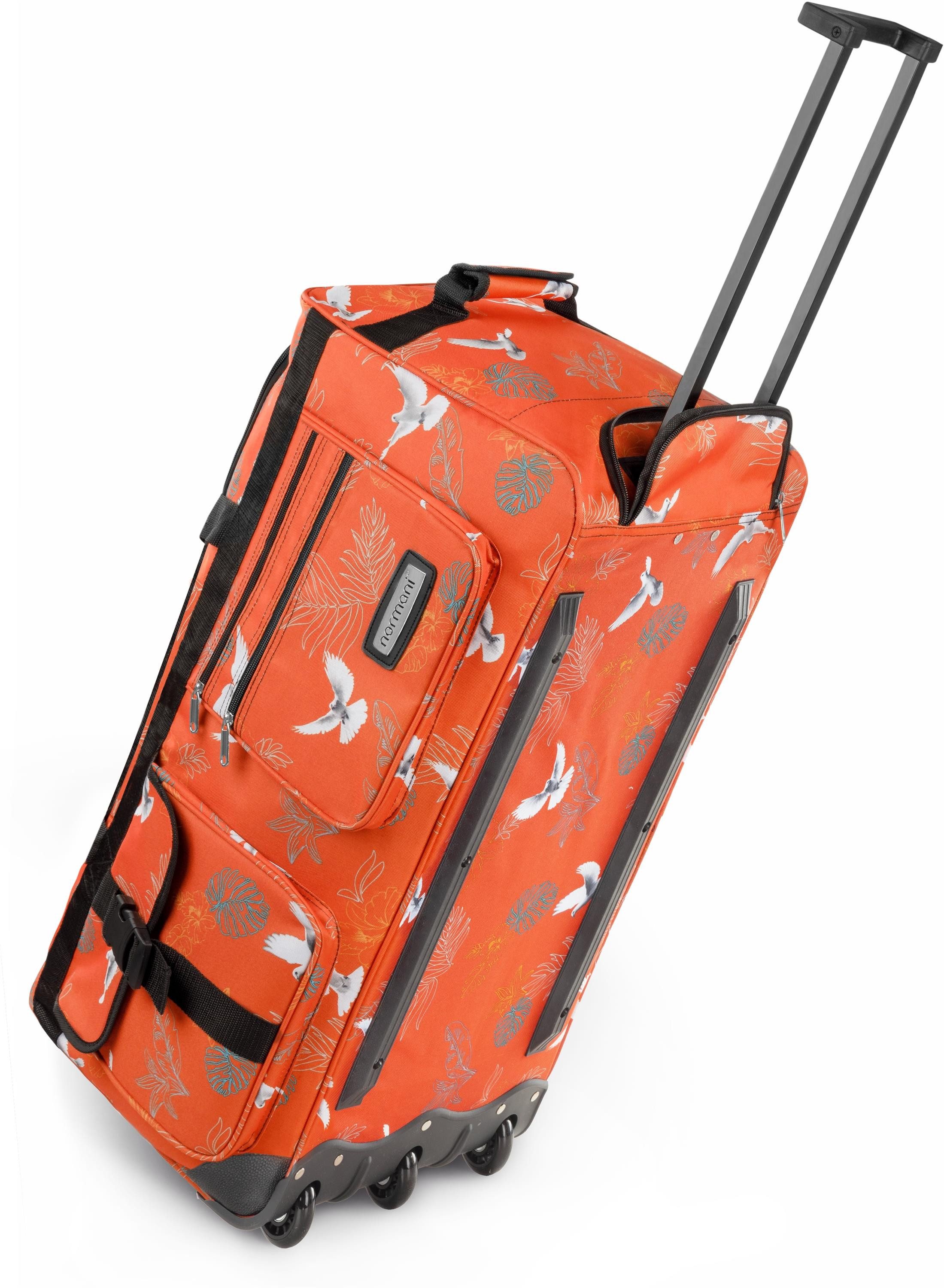 normani Reisetasche Reisetrolley 80 Liter, Trolley mit 3 leichtläufigen Rollen