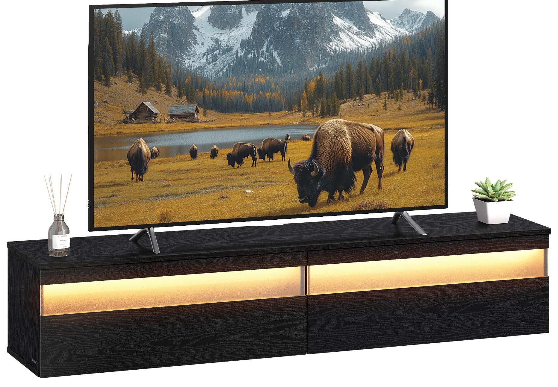 VASAGLE Lowboard, TV-Board hängend, Hängeschrank Wohnwand, günstig online kaufen