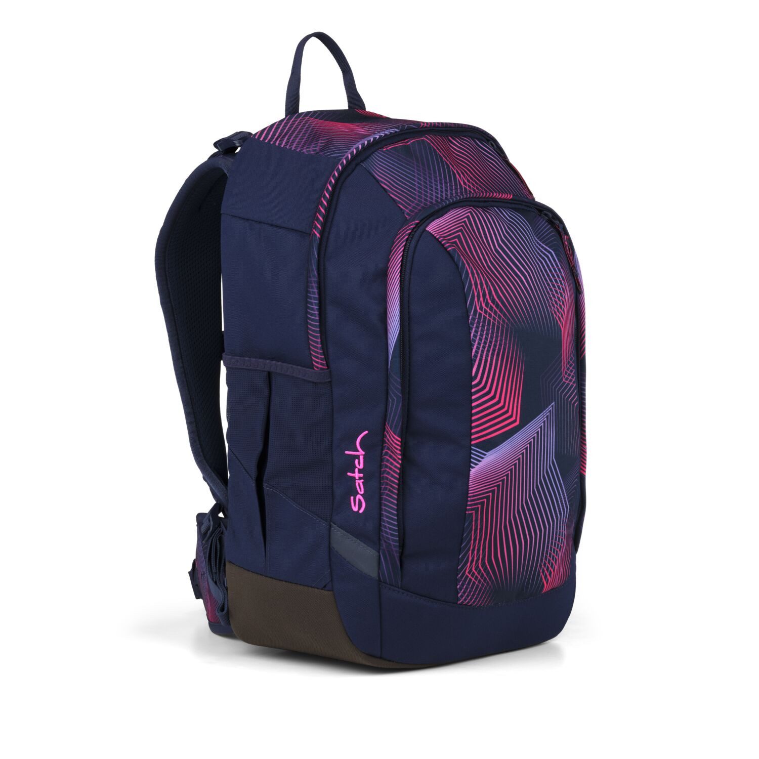 Satch Schulranzen Schulrucksack-Set AIR Seismic Pink 3-teilig (3-teilig), Schulranzen, ergonomisch, Laptop-Fach, Your-Size-System – Bild 2 von 5