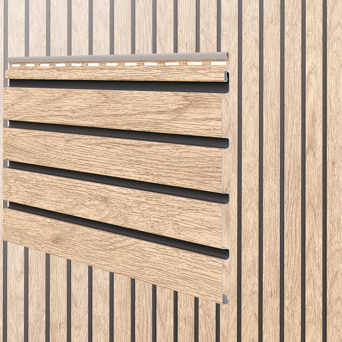 Vox Verkleidungspaneel Canadian Siding SXP-06 Max 3 Fronto V-Black 2,95 m S günstig online kaufen