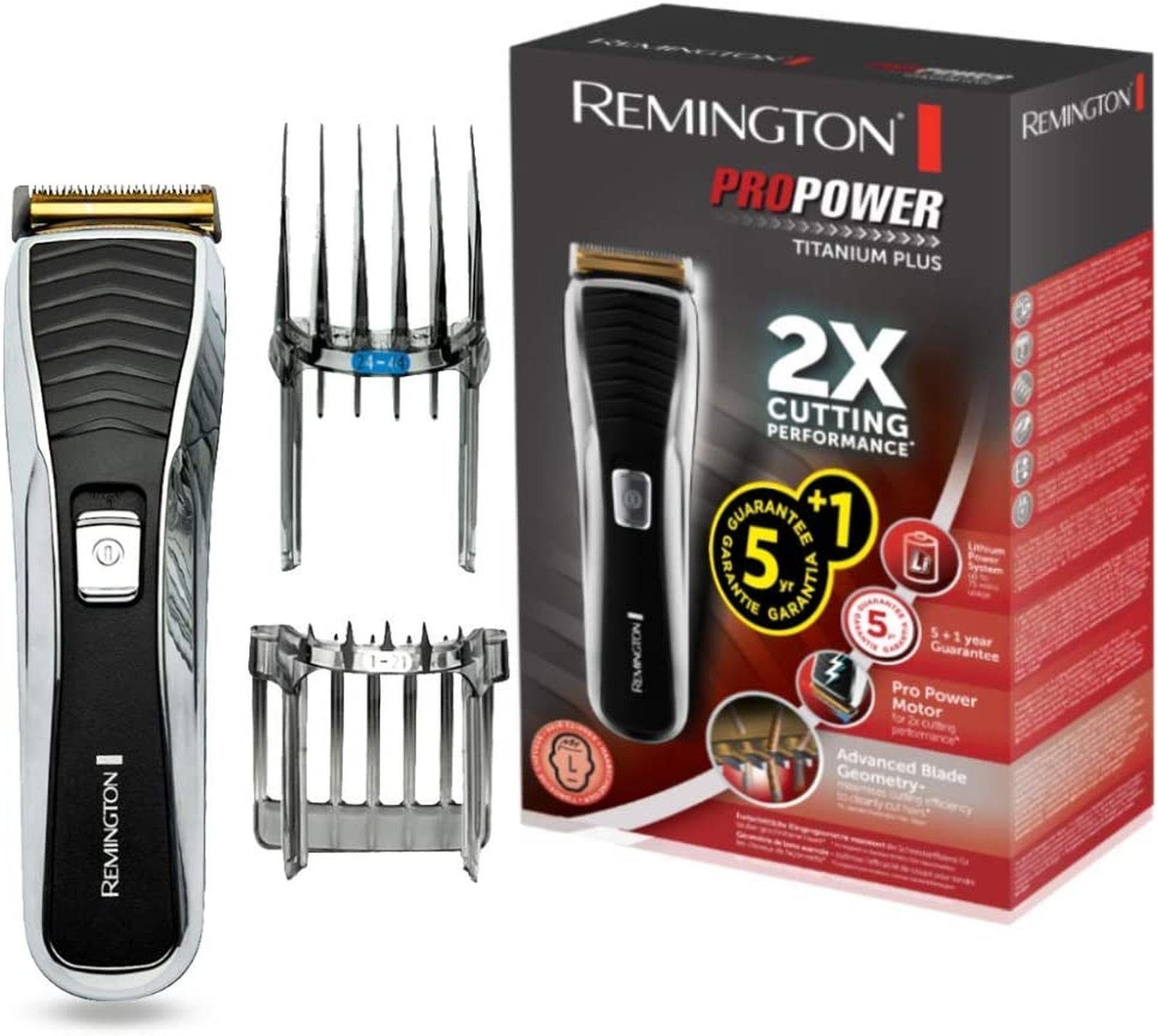 Remington Haar- und Bartschneider HC7150 Haarschneidemaschine Haarschneider  Herren, Bis zu 75 Minuten Betriebszeit, Einfache Reinigung